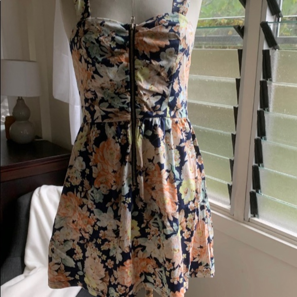 floral skater dress